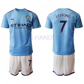 Barn Fotballdrakter Manchester City STERLING 7 Hjemme 2019-20 Kortermet